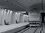 Moderne U-Bahn-Station und Tunnel-Innenansicht