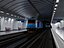 Moderne U-Bahn-Station und Tunnel-Innenansicht