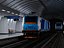 Moderne U-Bahn-Station und Tunnel-Innenansicht