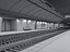 Moderne U-Bahn-Station und Tunnel-Innenansicht