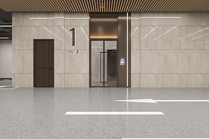 Modern Underground Parking Garage 3D model