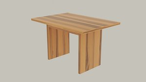 Wooden Dining Table model
