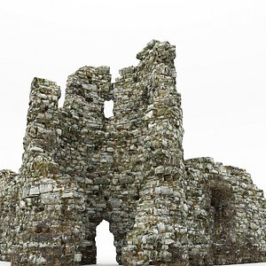 3d model castle ruins