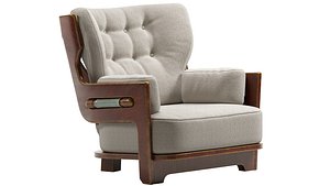3D Guillerme  Chambron Lounge Chair Denis