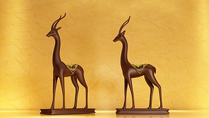 deer hunting wildlife elk stag buck antler hunt doe wild 3D