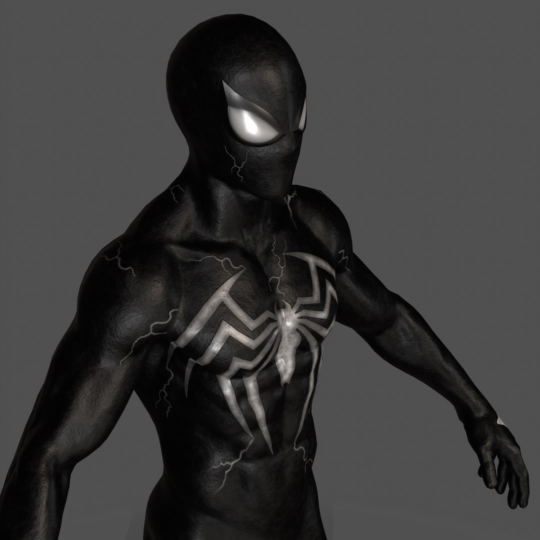 3D Spider-Man Evil Symbiote Suit - TurboSquid 2108549