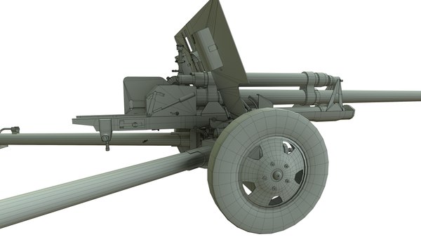 3D модель ЗиС 3 советская противотанковая пушка - TurboSquid 1490049