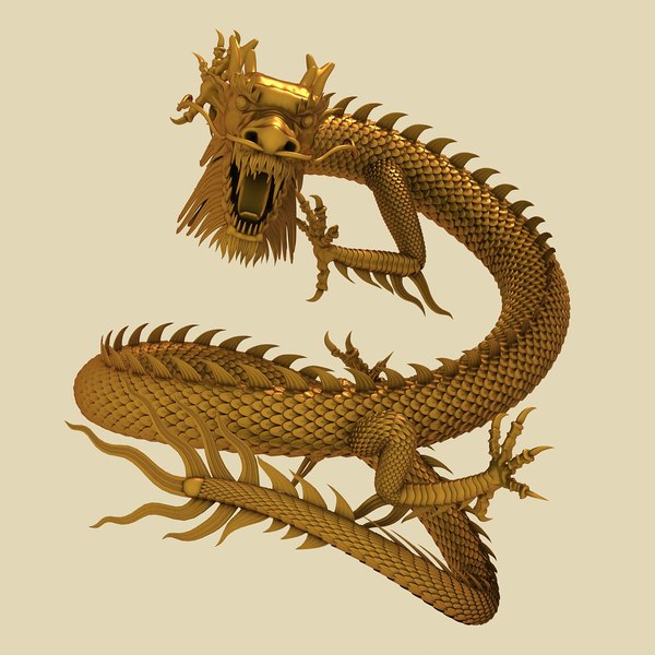 3d model chinese dragon