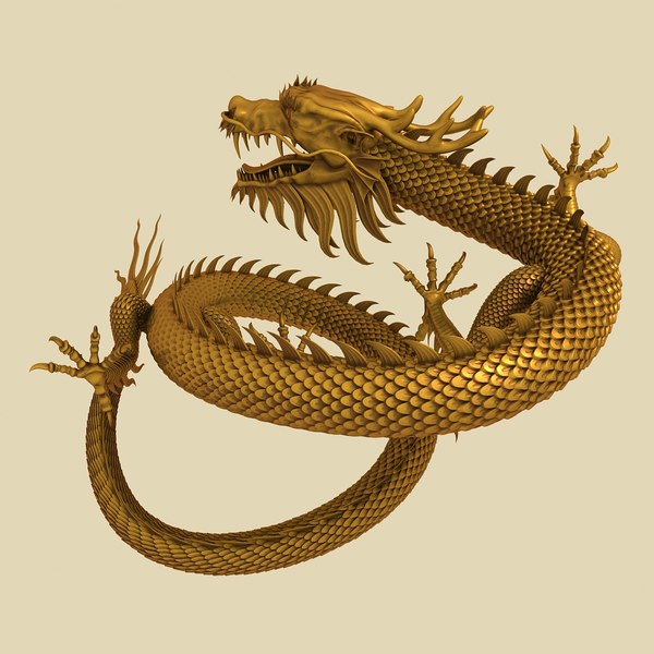 3d Model Chinese Dragon