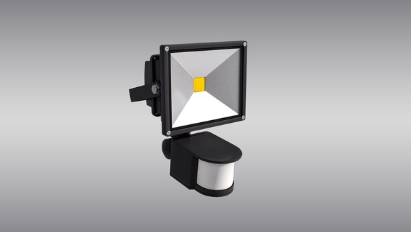 modelo 3d Proyector LED con sensor de movimiento - TurboSquid 1599503