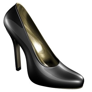 Black High Heel Shoe
