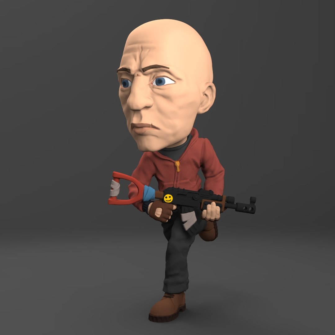 3d Max Character Rust