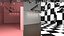 3D Multiroom Public Interior Empty model