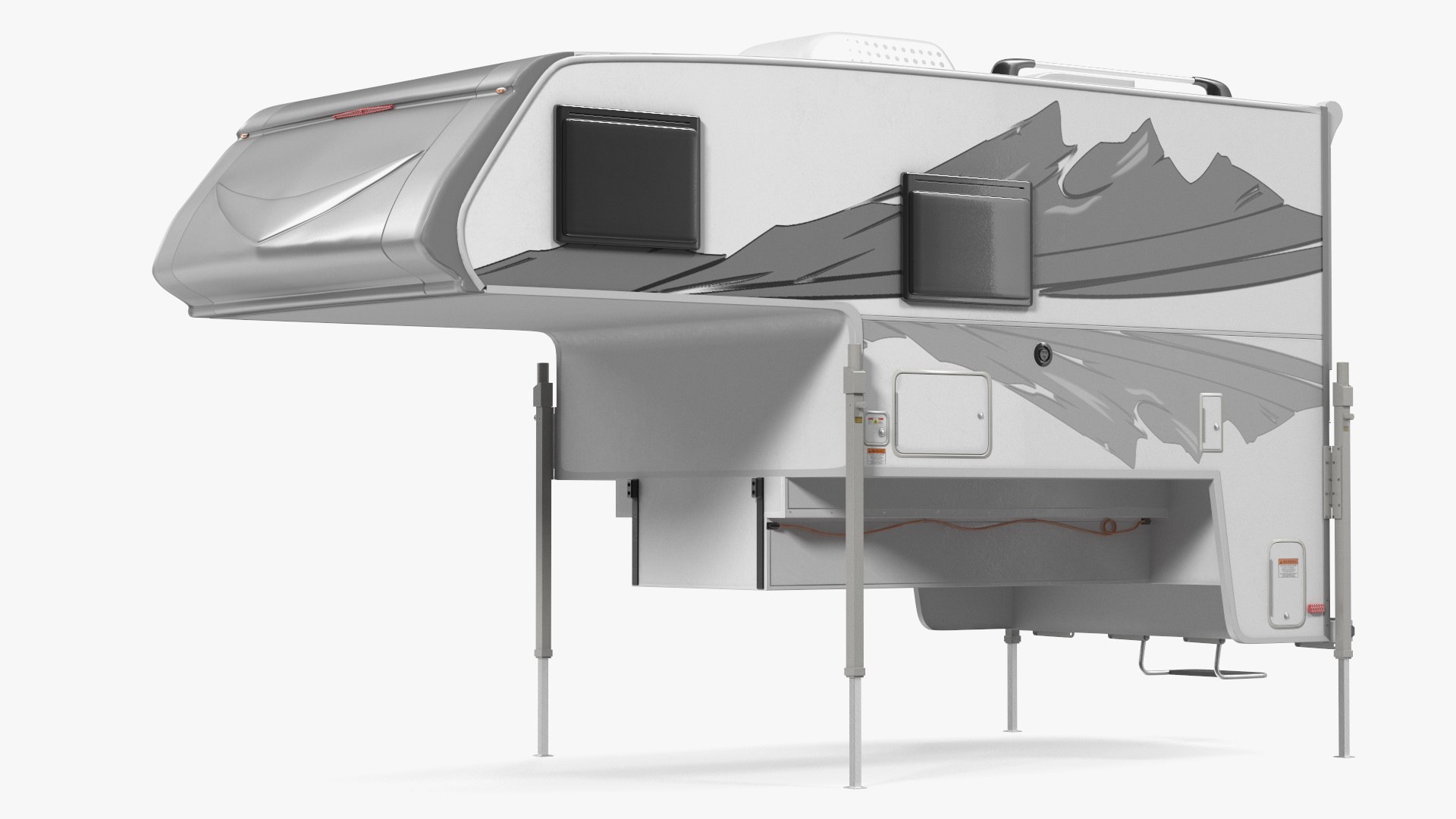 3D Truck Camper model https://p.turbosquid.com/ts-thumb/xi/zdboXR/Kr/truckcamper3dsmodel010/jpg/1692752680/1920x1080/fit_q87/8fd961588d31c3ecf47684a741c8b1b9de114884/truckcamper3dsmodel010.jpg