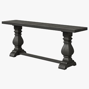 3D Arhaus Kensington console