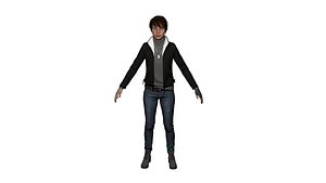 Mariana Woman 3D model