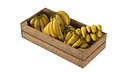 Banana Fruits Wooden Crate