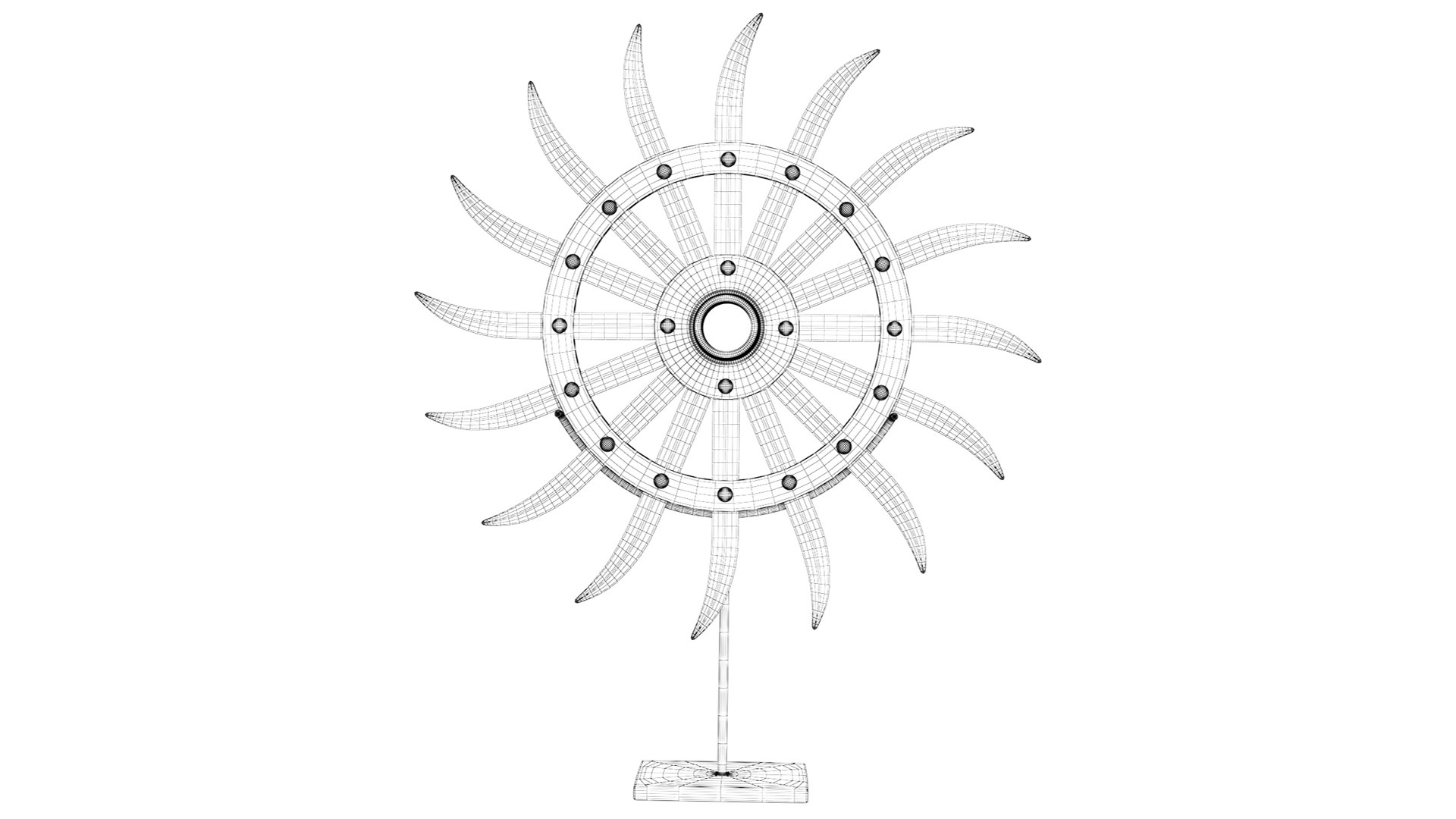 Vintage Iron Farm Tiller Wheel 3D TurboSquid 2285066