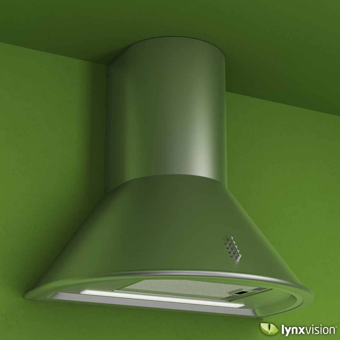 3dsmax Conical Wall Mounted Cooker