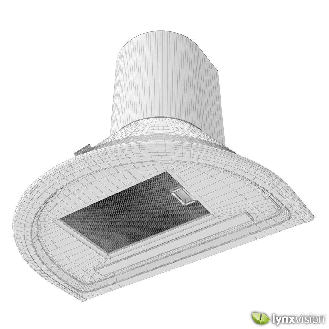 3dsmax conical wall mounted cooker