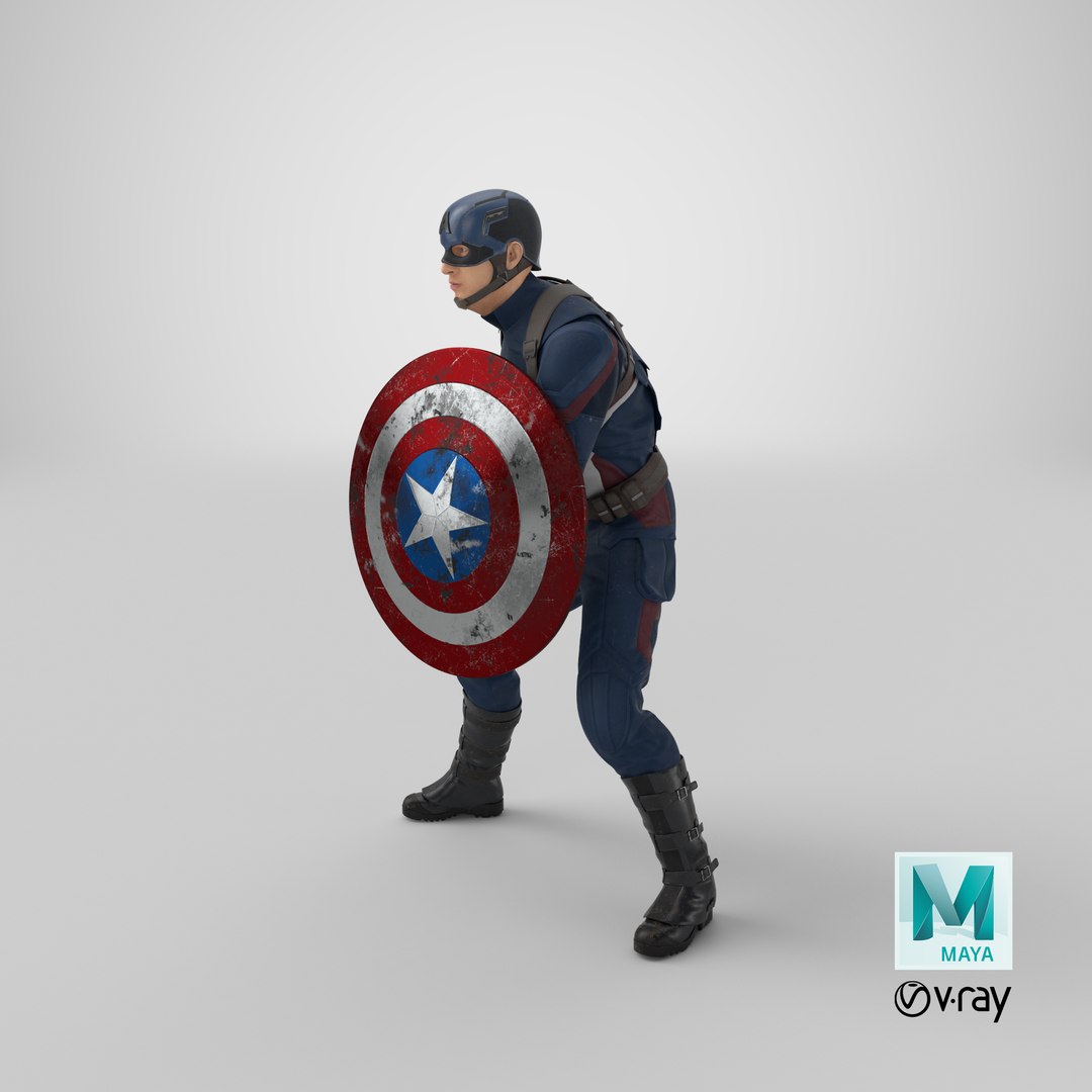 Character Captain America Defend Pose in Shabby Suit 3D model https://p.turbosquid.com/ts-thumb/xj/JmuCD6/05/stemcell_maya_vray_render/png/1683491614/1920x1080/fit_q87/d83735c7f44e74db95245c12579c908847c6b48e/stemcell_maya_vray_render.jpg