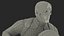 Character Captain America Defend Pose in Shabby Suit