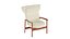 Sillón grande de estilo Mid Century con respaldo alto, diseñado por Ib Kofod-Larsen, Dinamarca, 1950.