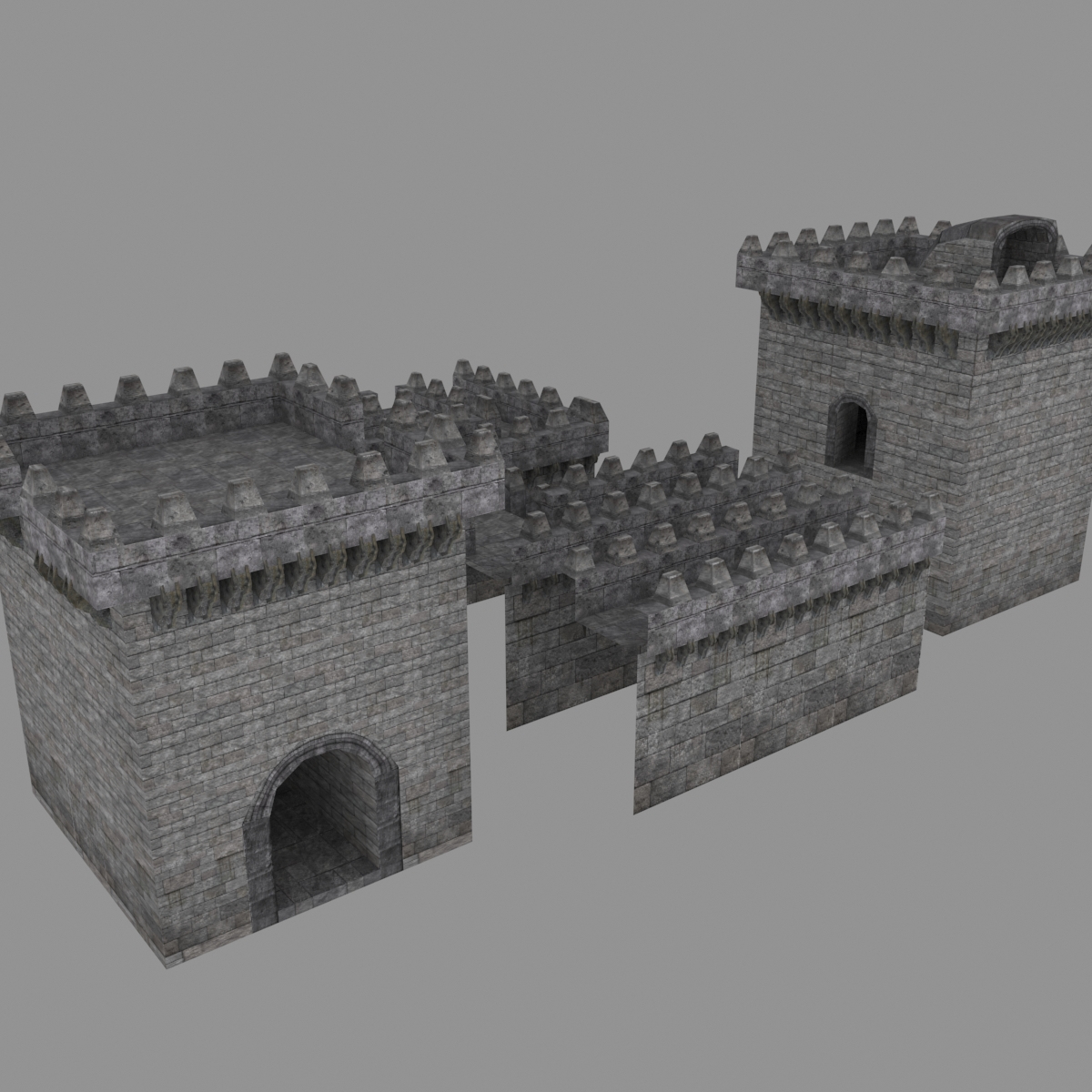 pack castle collision geometry max