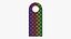 Door handle cardboard hanger mockup 03