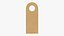 Door handle cardboard hanger mockup 03