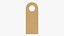 Door handle cardboard hanger mockup 03