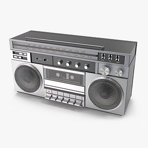 3D Portable Vintage Cassette Player