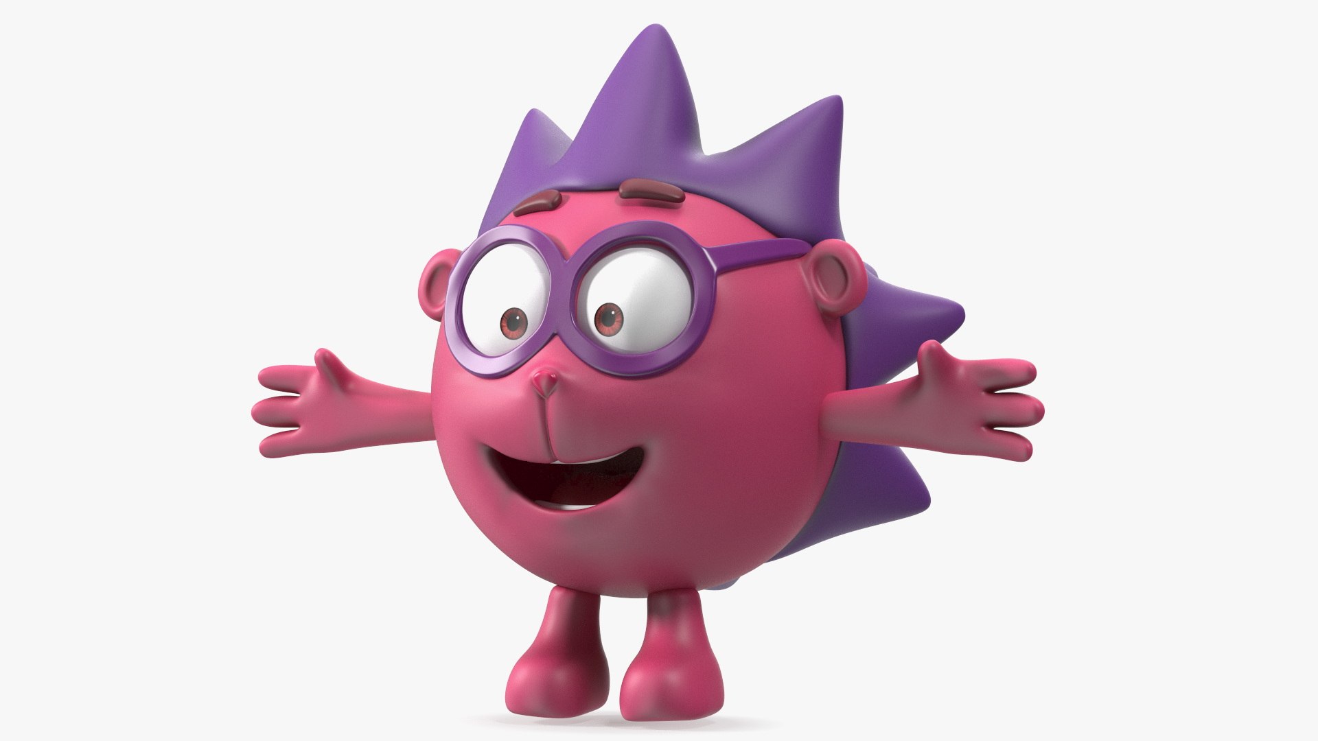 Chiko Character Kikoriki Rigged 3D model preview