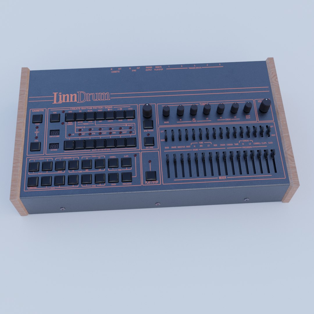 3D LinnDrum - TurboSquid 1729617