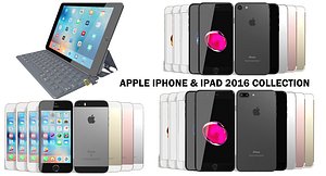 3d realistic apple ipad iphone