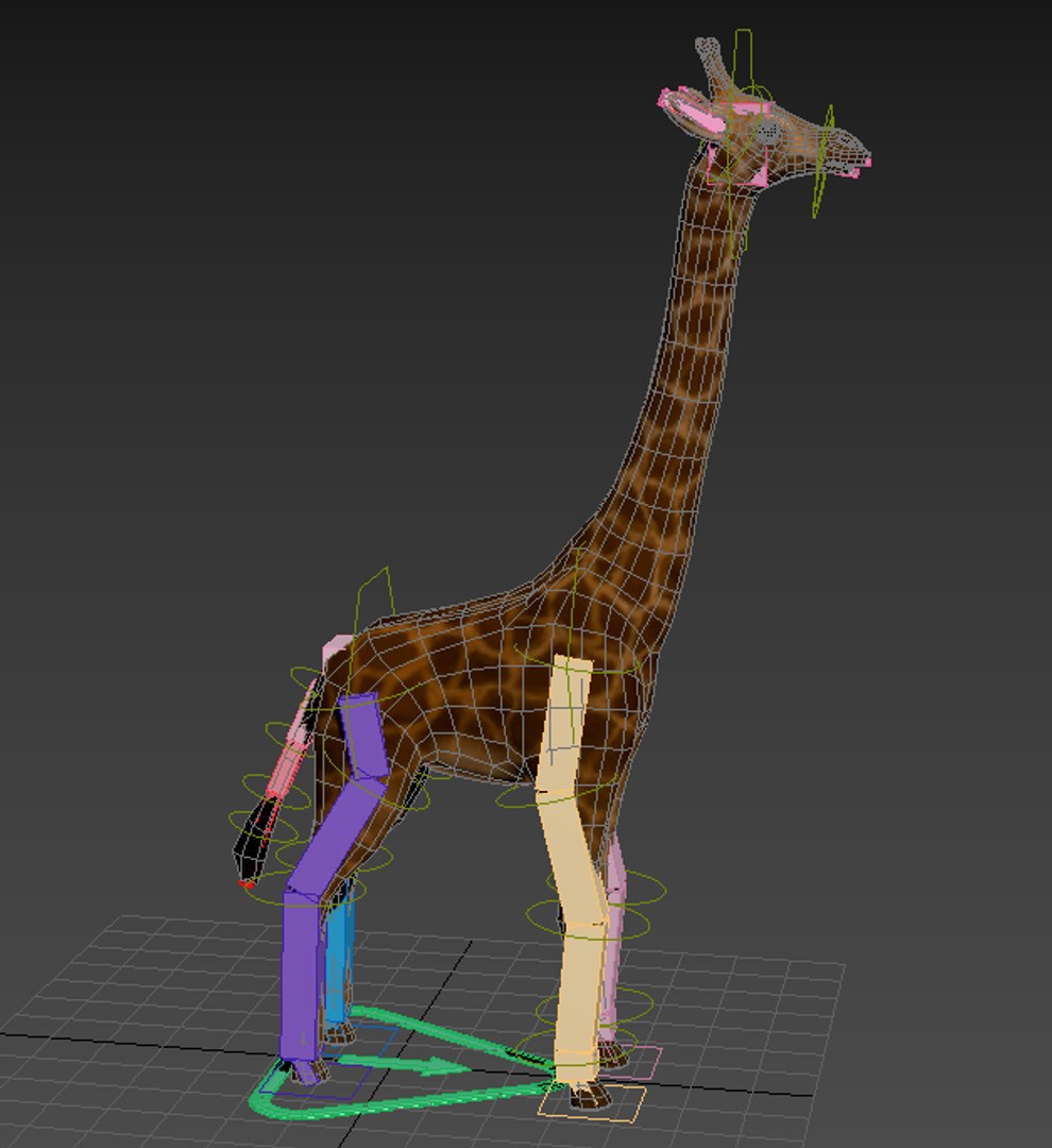 Giraffe Low-poly 3D - TurboSquid 1461585