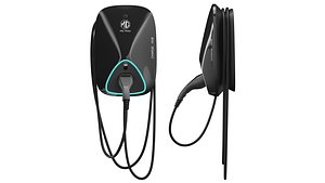 3D Electric vehicle charging station MG hub model