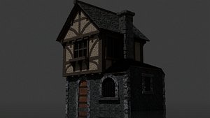 3D The Hearthstone Bakery     Medieval 3D Asset model