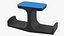Black Bose Quiet Comfort Headphones on Under-Desk Holder
