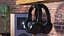 Black Bose Quiet Comfort Headphones on Under-Desk Holder