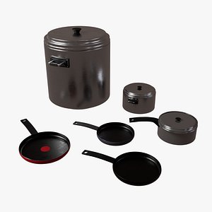 Kitchen Cookware Set Pans Pots