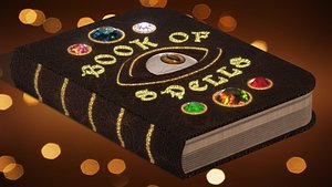 3D model spell book