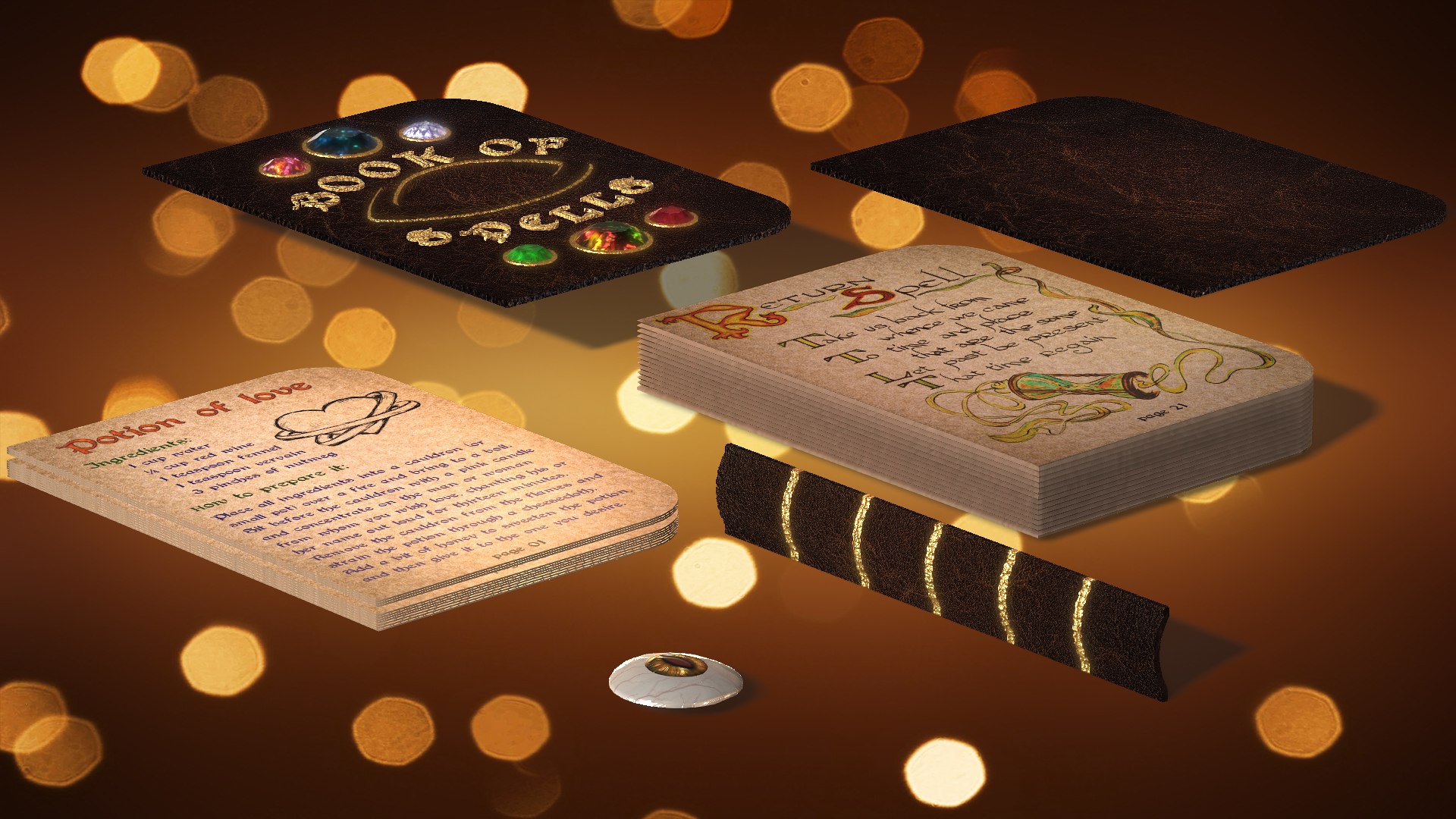 3D model spell book - TurboSquid 1460506