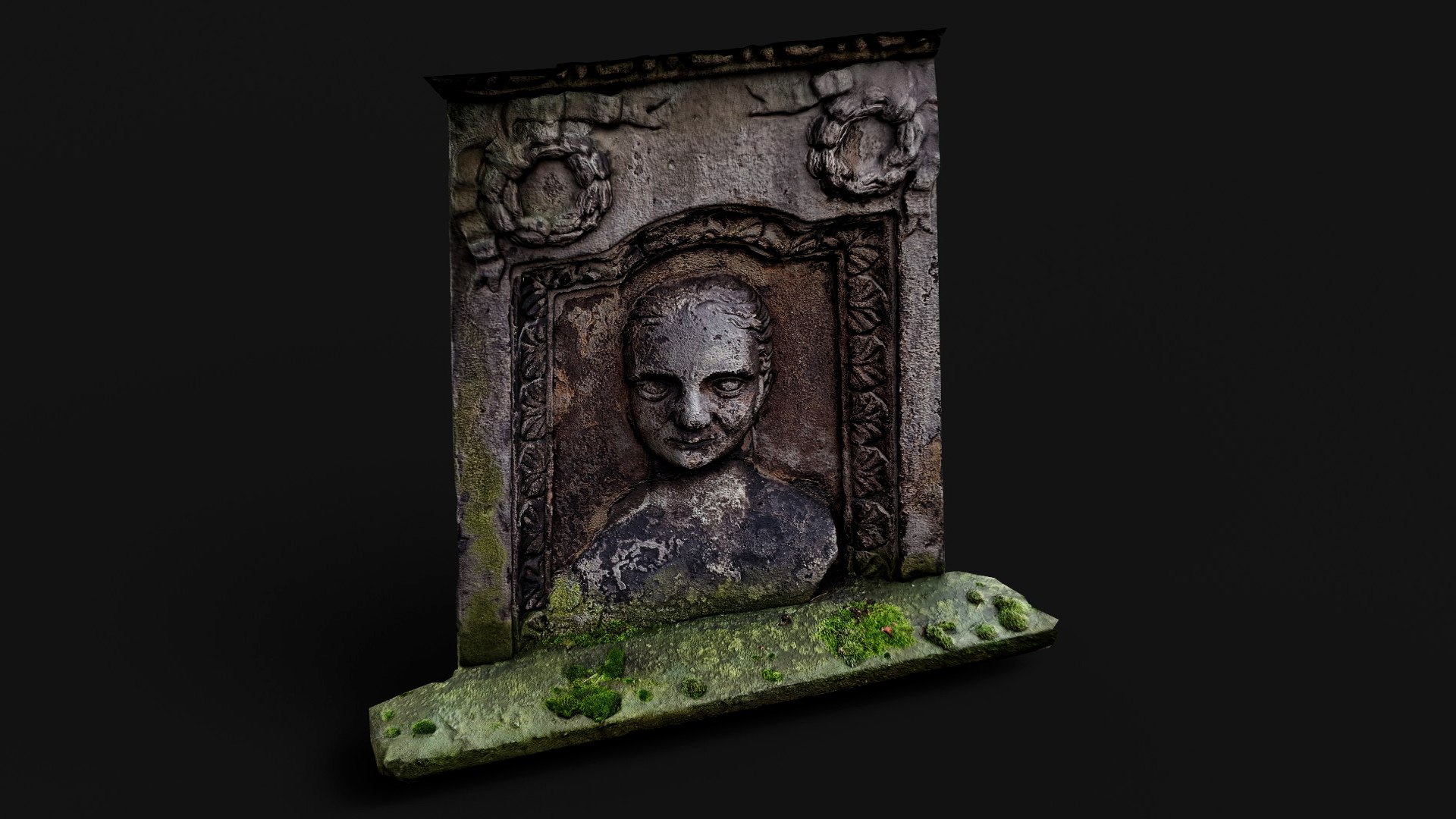 ancient stone mossy relief 3 front scan PBR photogrammetry 3D model https://p.turbosquid.com/ts-thumb/xj/fplIrX/66/preview5/jpg/1765490337/1920x1080/fit_q87/2b54d6b0c0041100e0ca47204d9da1b0a0137f2b/preview5.jpg