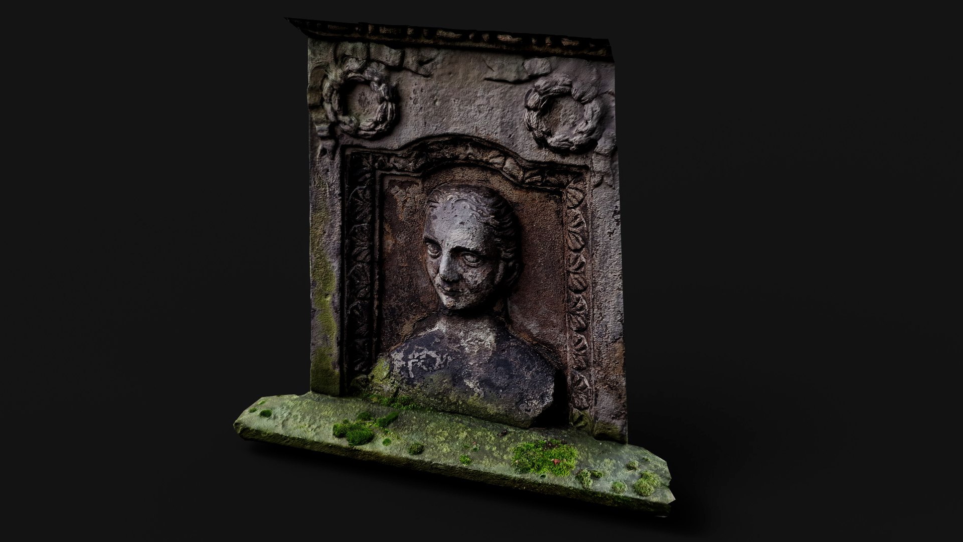 ancient stone mossy relief 3 front scan PBR photogrammetry 3D model https://p.turbosquid.com/ts-thumb/xj/fplIrX/kh/preview6/jpg/1765490337/1920x1080/fit_q87/a94b60b74122dafb6cec08abb0dea26eb0cecd75/preview6.jpg