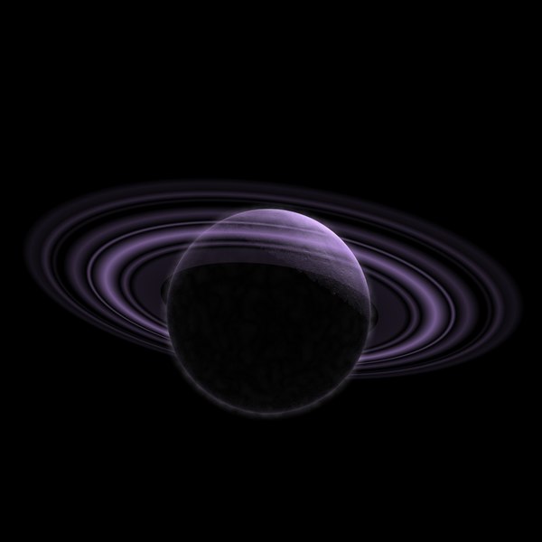 planet rotate ring 3d model