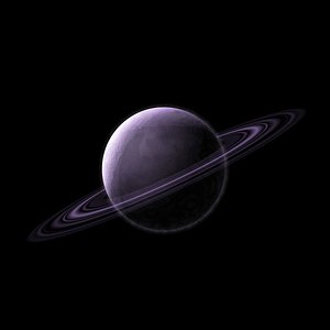 planet rotate ring 3d model