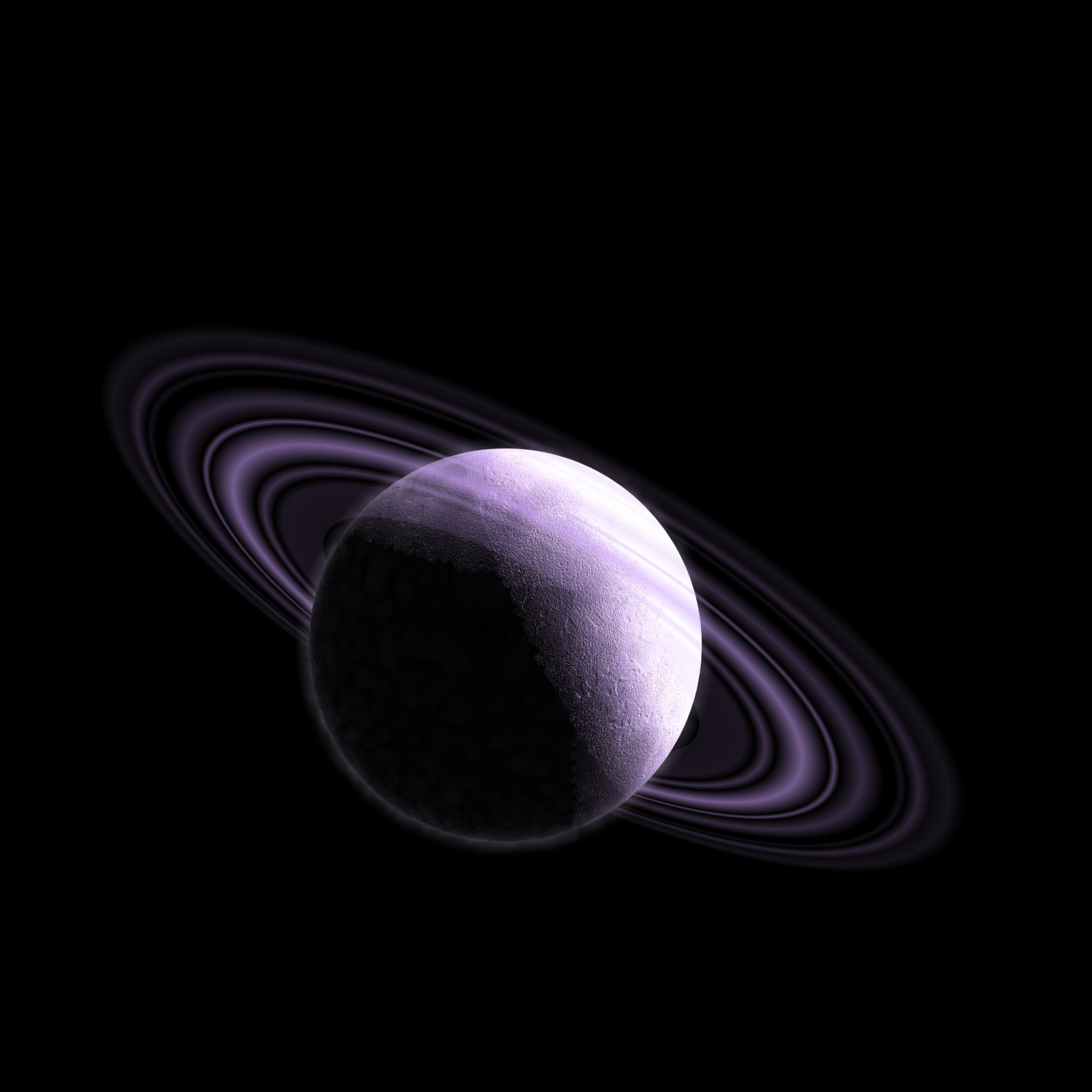 planet rotate ring 3d model