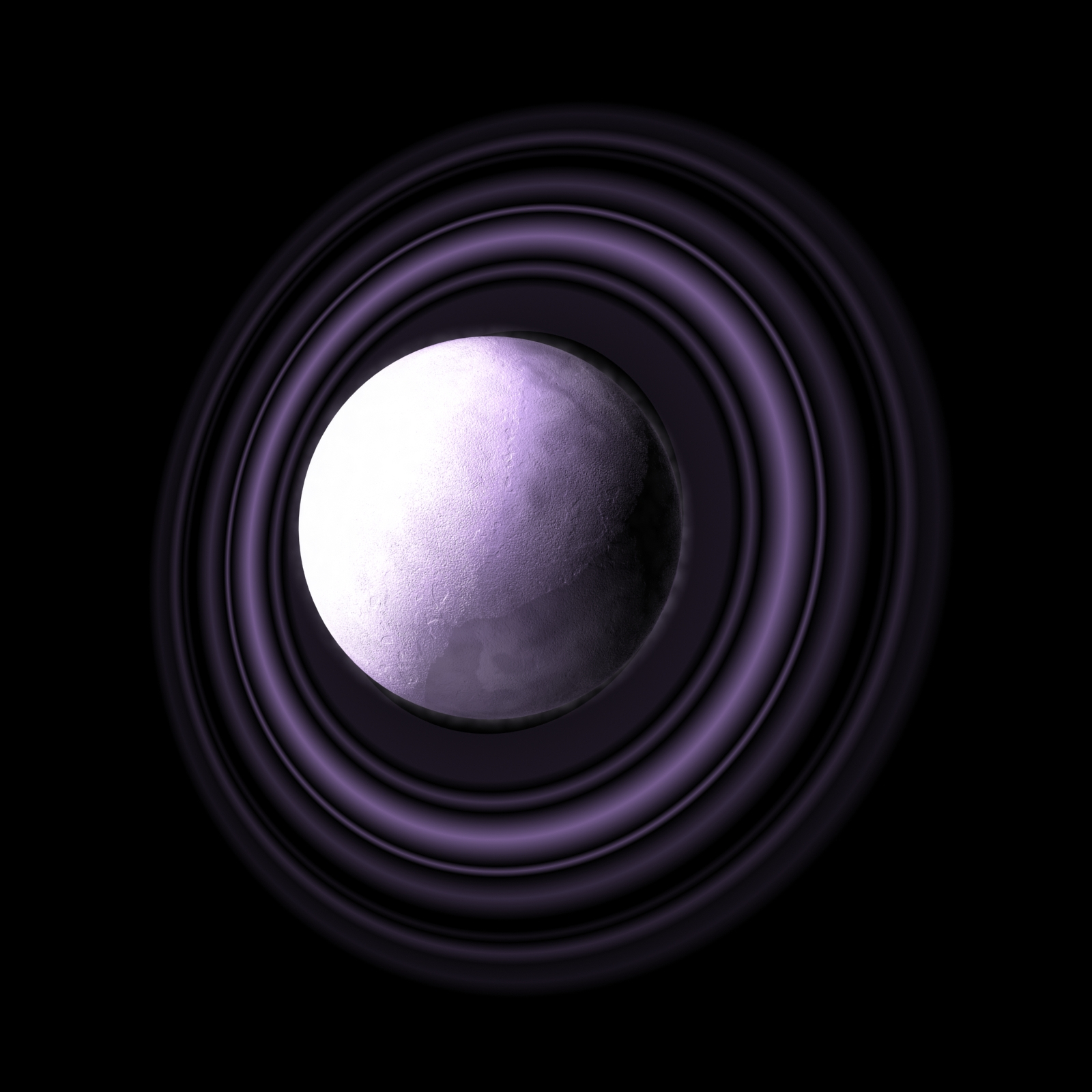 planet rotate ring 3d model