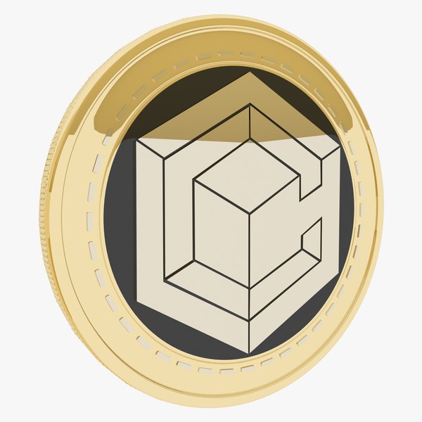 Cryptyk Cryptocurrency Gold Coin model